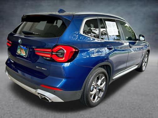 Phytonic Blue Metallic 2022 BMW X3 sDrive30i