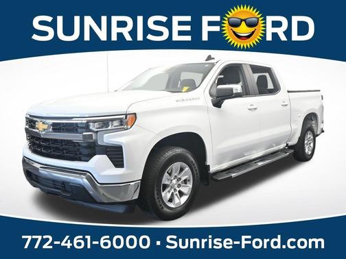 Summit White 2023 Chevrolet Silverado 1500 LT