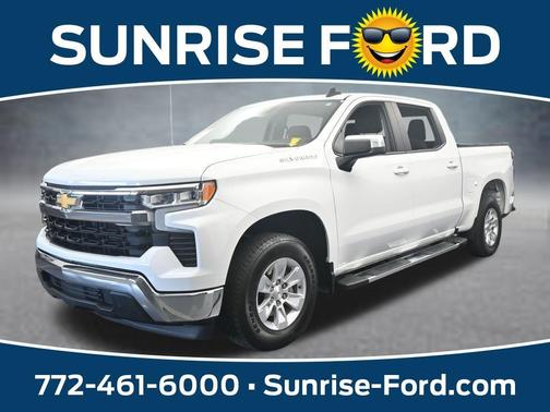 Summit White 2023 Chevrolet Silverado 1500 LT