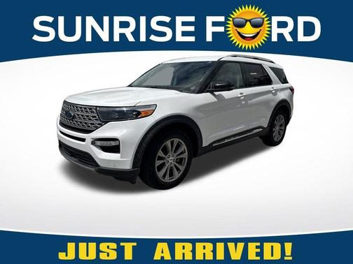 Oxford White 2023 Ford Explorer Limited
