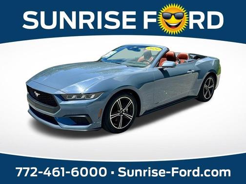 Vapor Blue 2024 Ford Mustang EcoBoost Premium