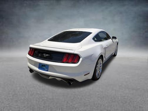 White Platinum Clearcoat Metallic 2017 Ford Mustang EcoBoost Premium