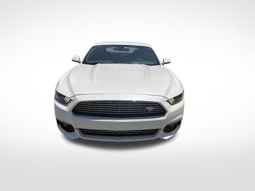 White Platinum Clearcoat Metallic 2017 Ford Mustang EcoBoost Premium