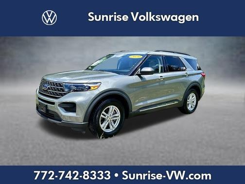 Silver Spruce Metallic 2020 Ford Explorer XLT