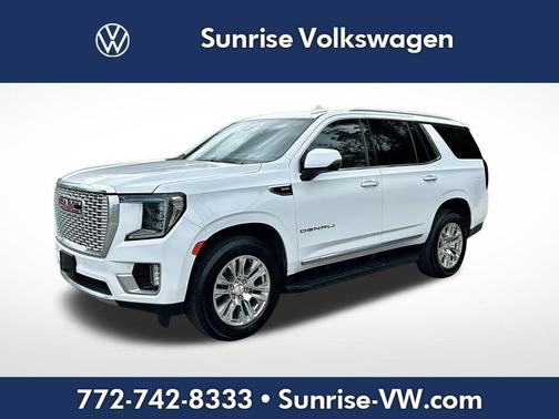 Summit White 2023 GMC Yukon Denali