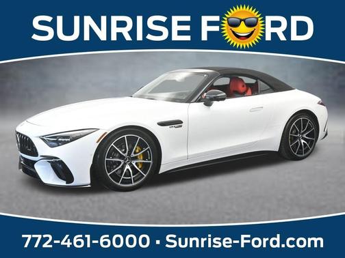 White 2022 Mercedes-Benz AMG SL 63 Base