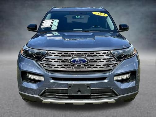 Blue Metallic 2021 Ford Explorer Limited