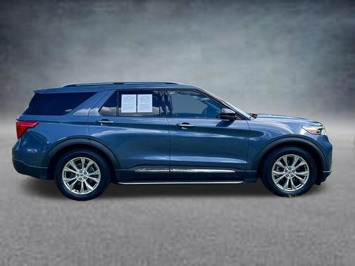Blue Metallic 2021 Ford Explorer Limited