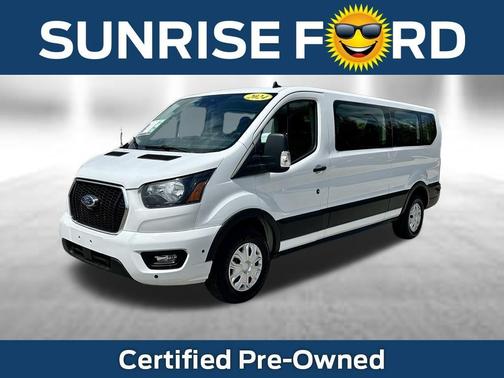 Oxford White 2024 Ford Transit-350 XLT