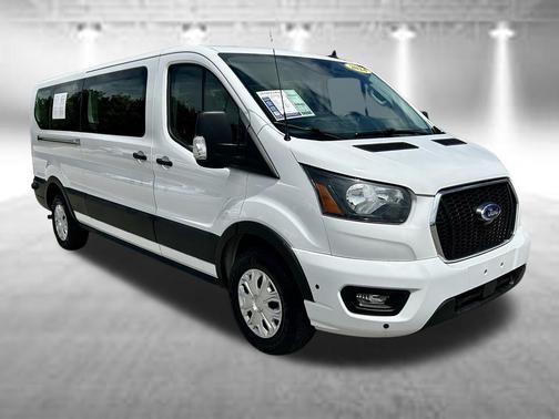 Oxford White 2024 Ford Transit-350 XLT