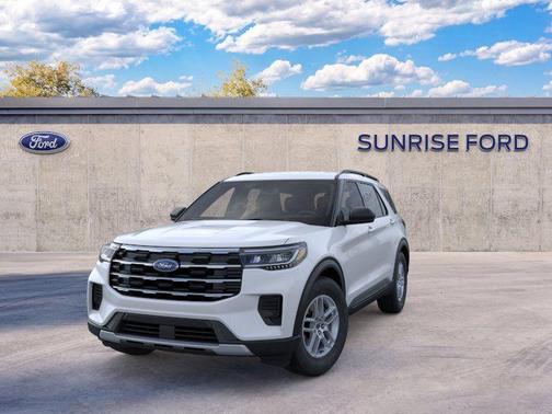 White Metallic 2026 Ford Explorer Active