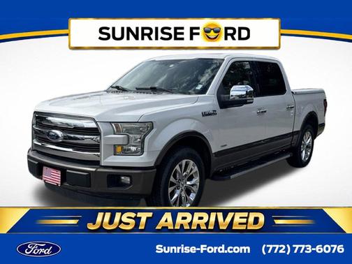 Oxford White 2015 Ford F-150 Lariat