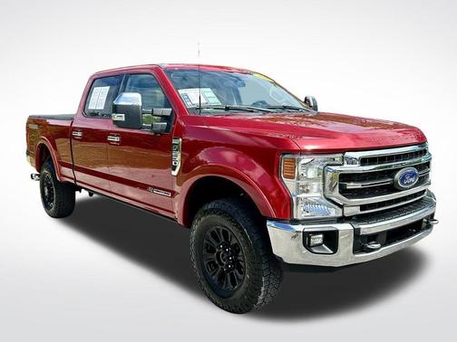 Rapid Red Metallic Tinted Clearcoat 2022 Ford F-250 Lariat