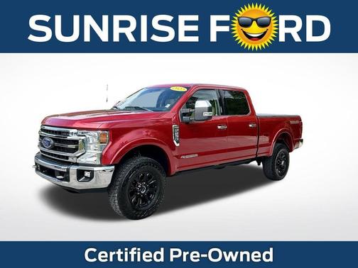 Rapid Red Metallic Tinted Clearcoat 2022 Ford F-250 Lariat
