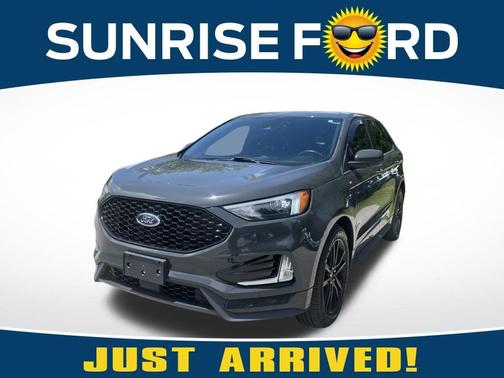 Gray 2021 Ford Edge ST Line