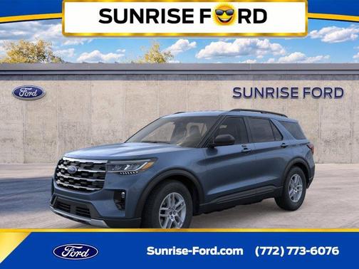 Vapor Blue 2026 Ford Explorer Active