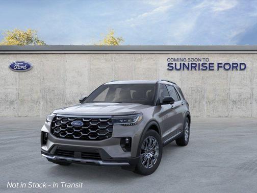 Gray 2026 Ford Explorer Platinum