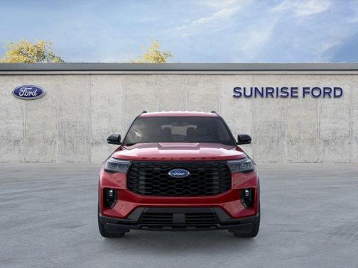 Red 2026 Ford Explorer ST-Line