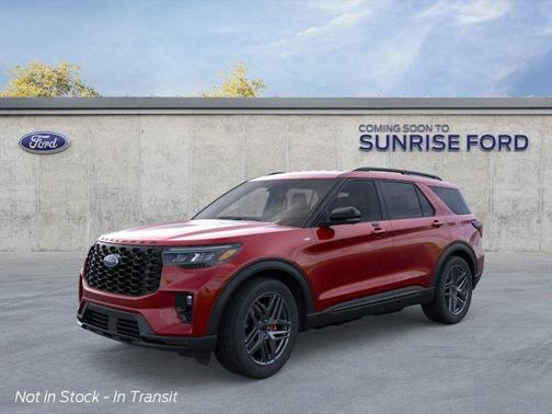 Red 2026 Ford Explorer ST-Line