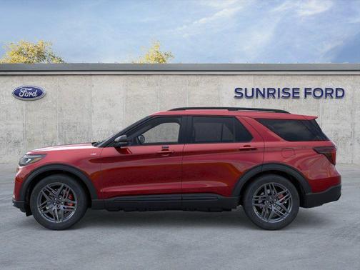 Red 2026 Ford Explorer ST-Line