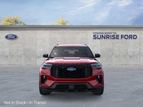 Red 2026 Ford Explorer ST-Line