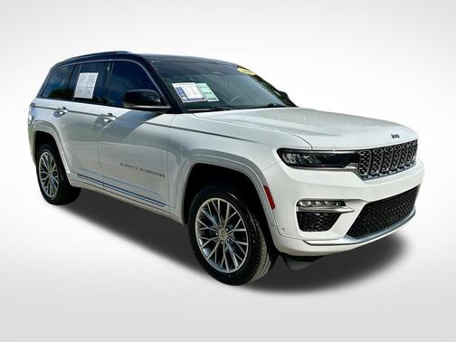 Bright White Clearcoat 2023 Jeep Grand Cherokee Summit