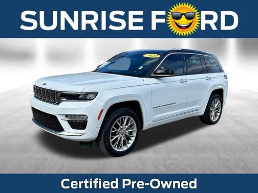Bright White Clearcoat 2023 Jeep Grand Cherokee Summit