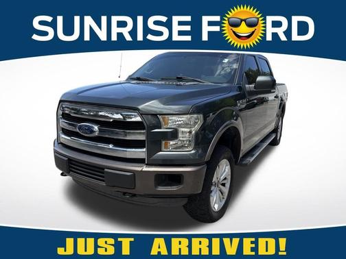 Green 2015 Ford F-150 Lariat