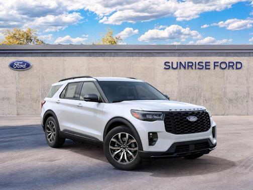White Metallic 2027 Ford Explorer ST-Line