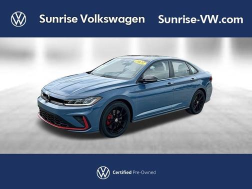 Monterey Blue W/Black Roof 2025 Volkswagen Jetta GLI 2.0T Autobahn