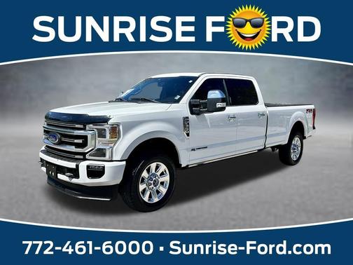 White Metallic 2020 Ford F-350 Platinum