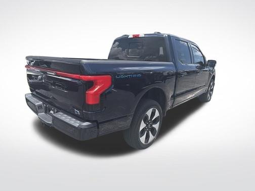 Antimatter Blue Metallic 2023 Ford F-150 Lightning LARIAT