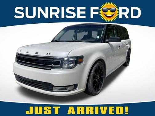 White Platinum Clearcoat Metallic 2019 Ford Flex SEL
