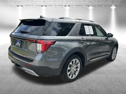 Gray Metallic 2026 Ford Explorer Platinum