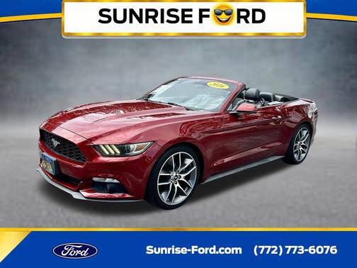 Ruby Red Metallic 2016 Ford Mustang EcoBoost Premium