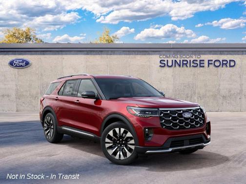 Ruby Red 2027 Ford Explorer Platinum