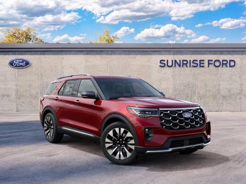 Ruby Red Metallic 2027 Ford Explorer Platinum