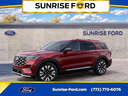 Ruby Red 2027 Ford Explorer Platinum