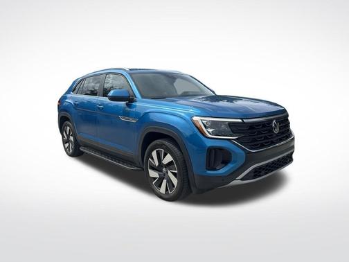 Kingfisher Blue 2024 Volkswagen Atlas Cross Sport 2.0T SE w/Technology