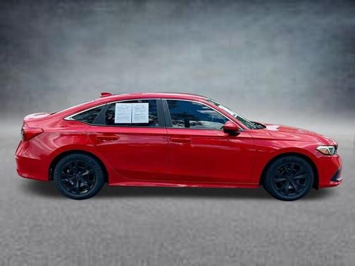 Rallye Red 2022 Honda Civic LX