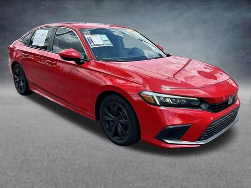 Rallye Red 2022 Honda Civic LX