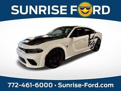 White Knuckle Clearcoat 2023 Dodge Charger SRT Hellcat Widebody
