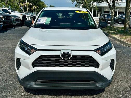 White 2022 Toyota RAV4 LE