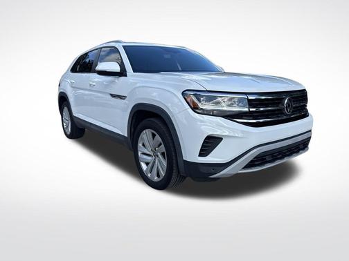 Pure White 2020 Volkswagen Atlas Cross Sport 3.6L V6 SE w/Technology