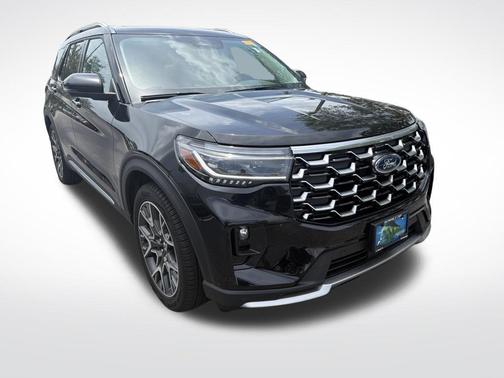 Black Metallic 2025 Ford Explorer Platinum
