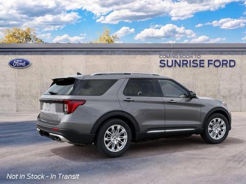 Gray 2027 Ford Explorer Platinum