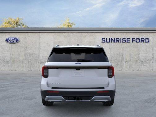 White 2026 Ford Explorer Platinum