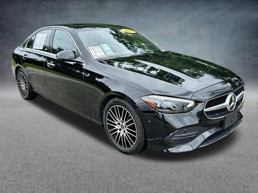 Black 2025 Mercedes-Benz C-Class C 300