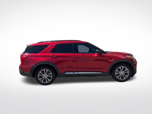 Red 2021 Ford Explorer XLT