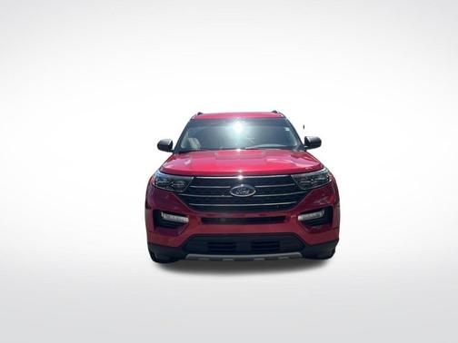 Red 2021 Ford Explorer XLT